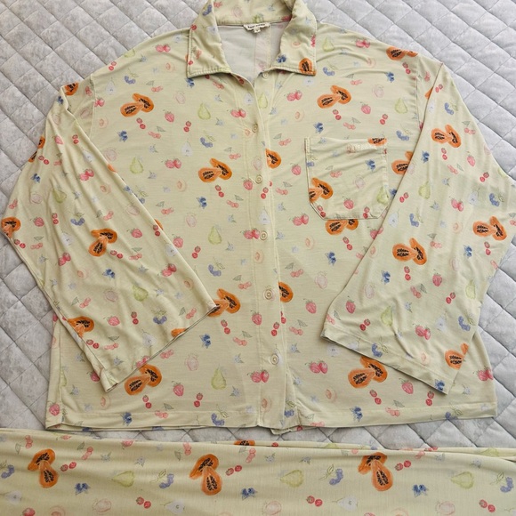 Go Slow Fruit Pajama Set - Picture 3 of 6